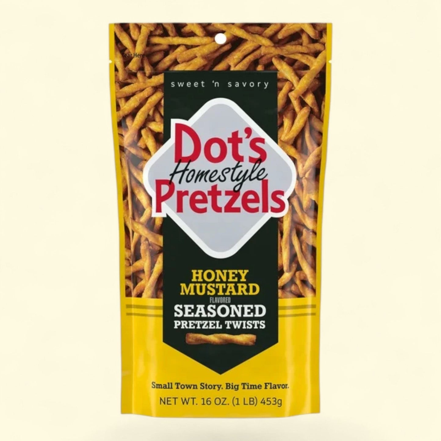 Dot's Homestyle Pretzels Honey Mustard Seasoned Pretzel Twists, 16 oz