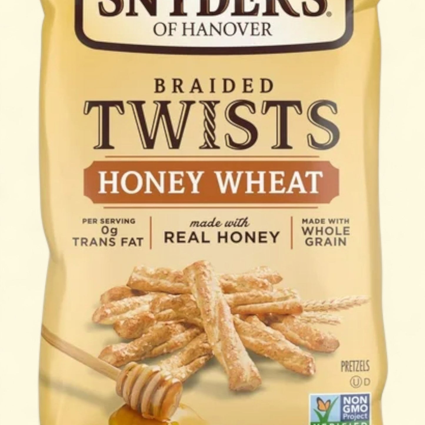 Snyder's of Hanover Pretzels, Braided Pretzel Twists Honey Wheat, 12 oz