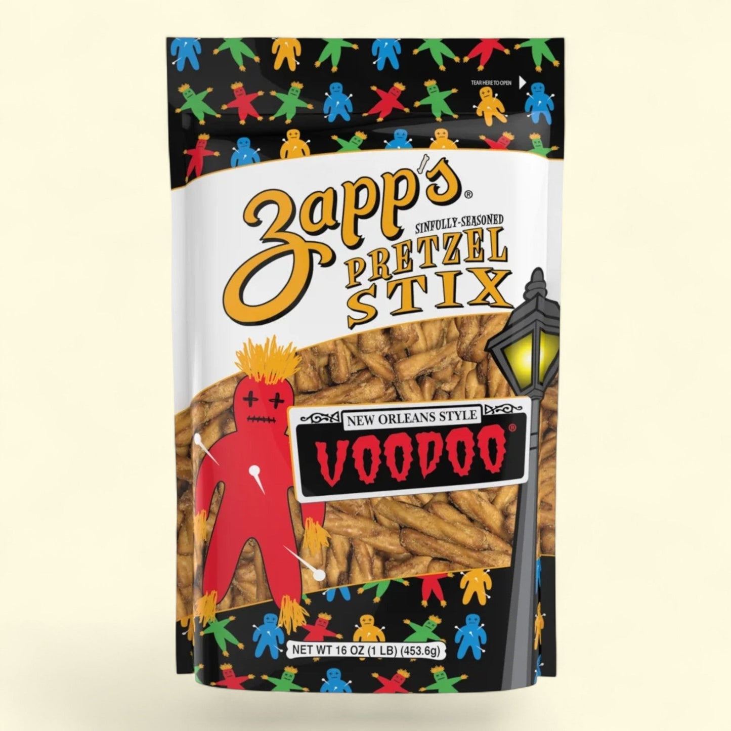 Zapp's Pretzel Stix, Voodoo Flavor, 16 oz