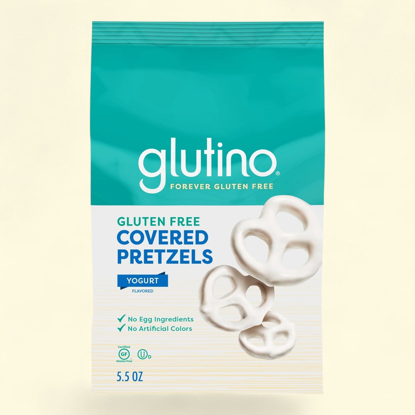 Glutino Yogurt Flavored Covered Pretzels, 5.5 oz