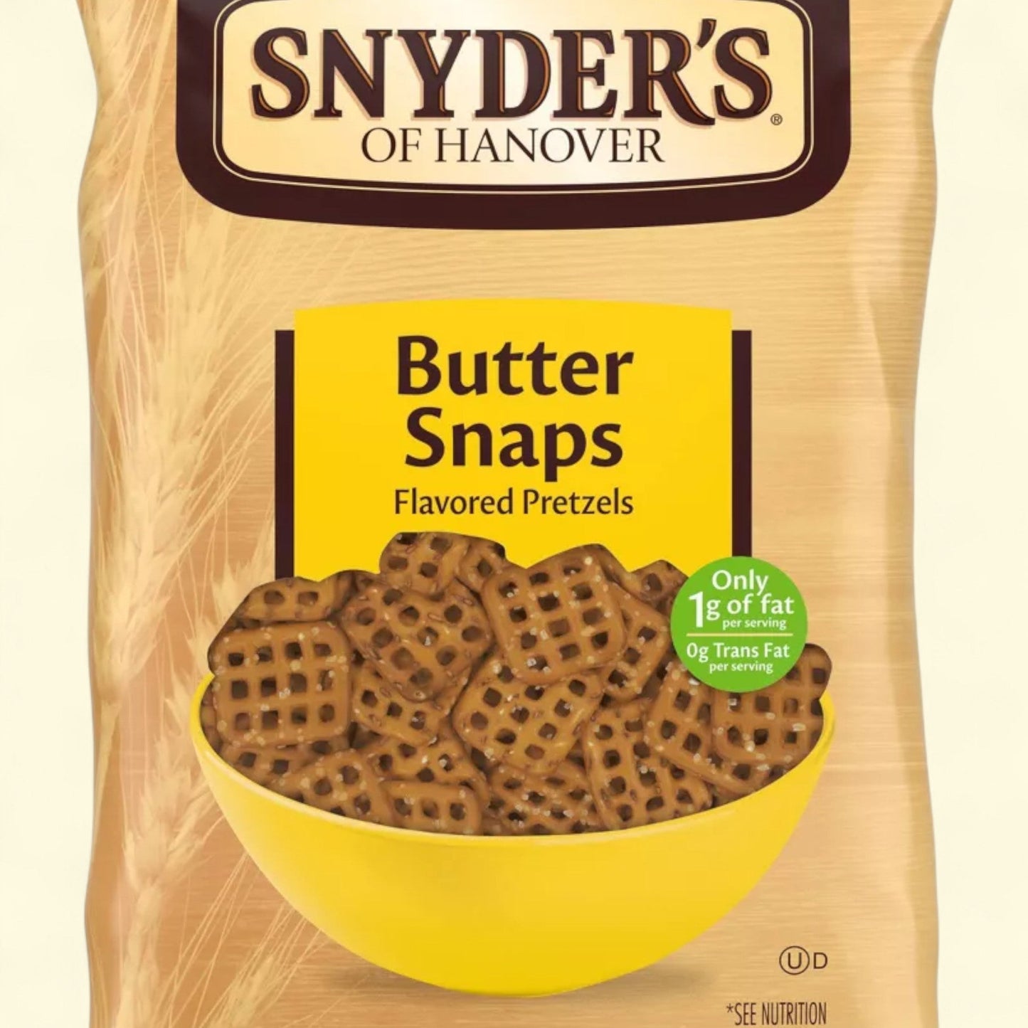 Snyder's of Hanover Pretzels Butter Snaps, 12oz — authentic US product shipped worldwide by Treatspree