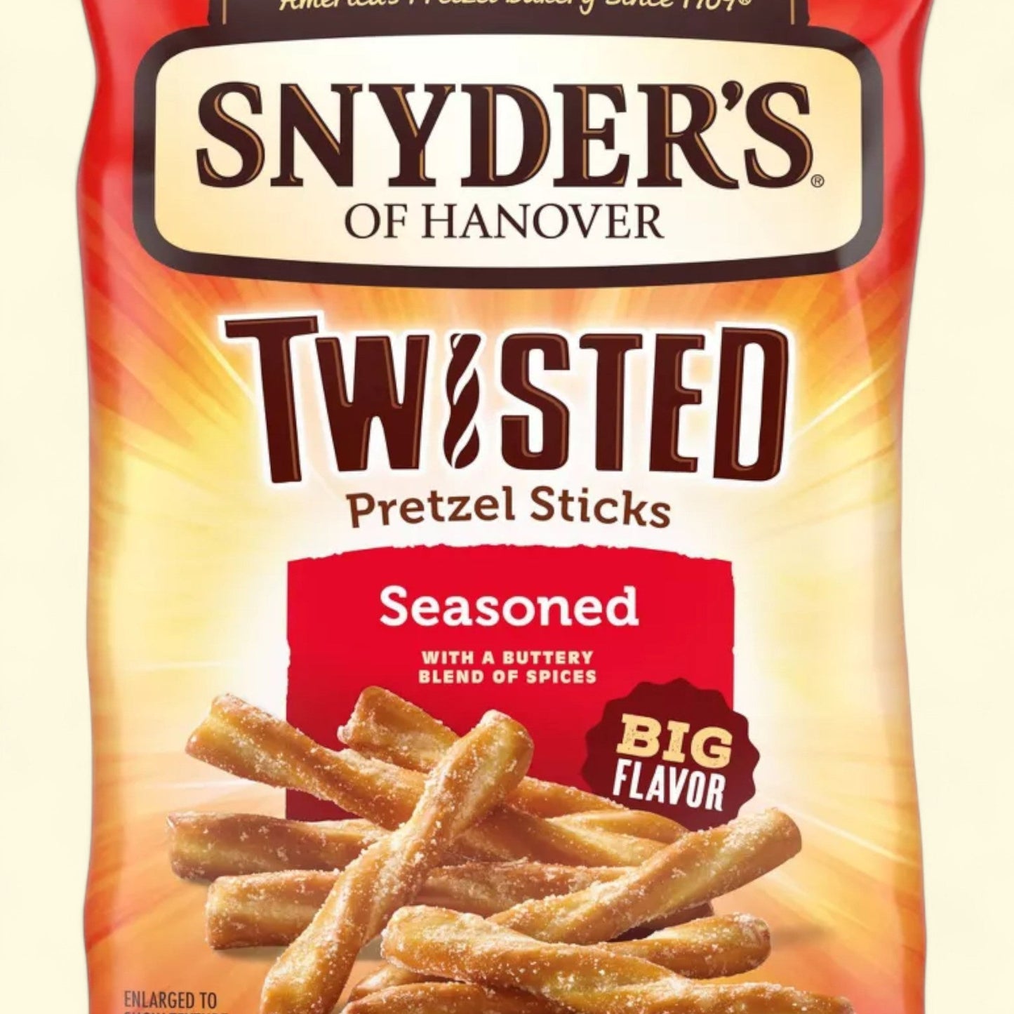 Snyder's of Hanover Seasoned Twisted Pretzel Sticks, 12oz