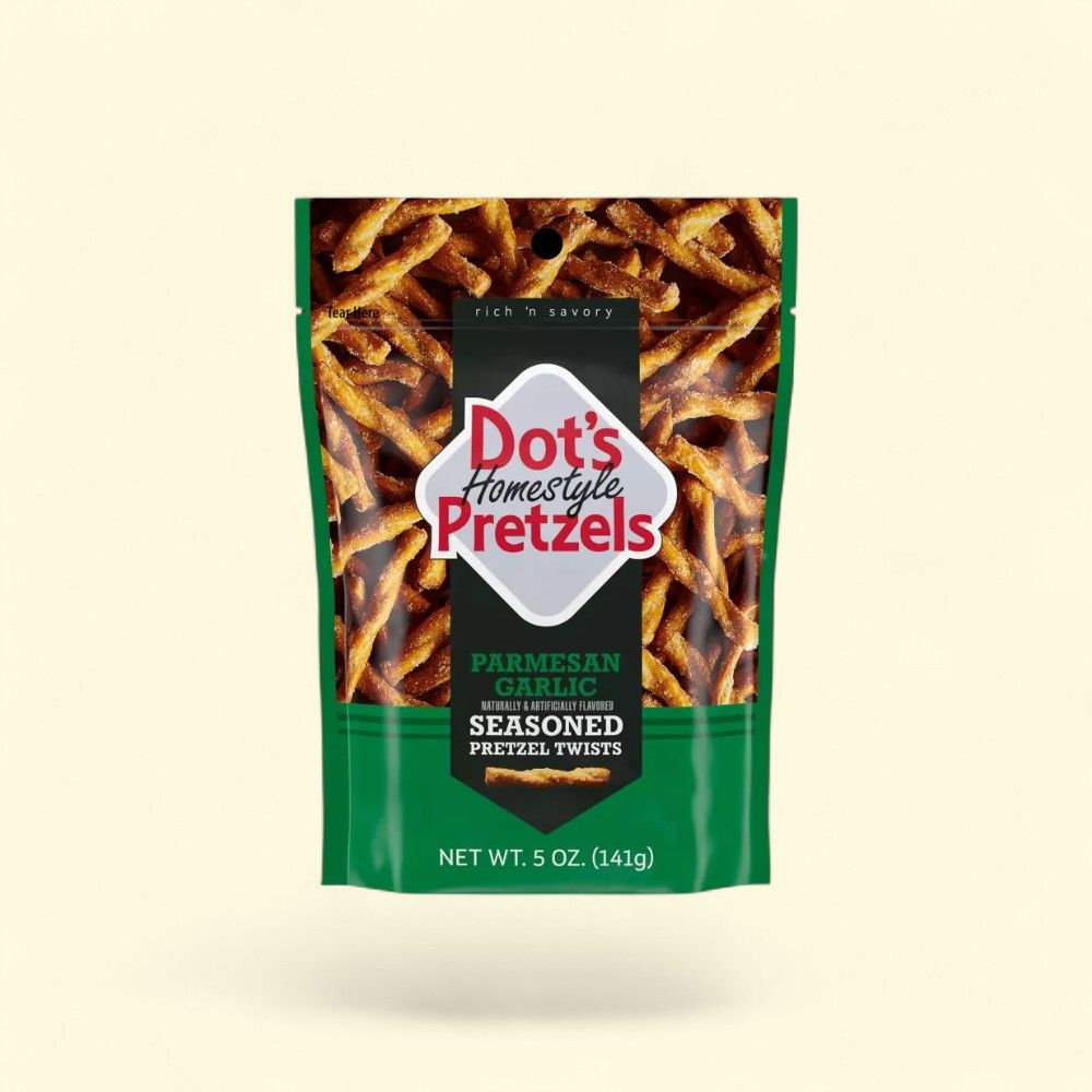 Dot's Garlic Parmesan Pretzels (5 oz) — authentic US product shipped worldwide by Treatspree