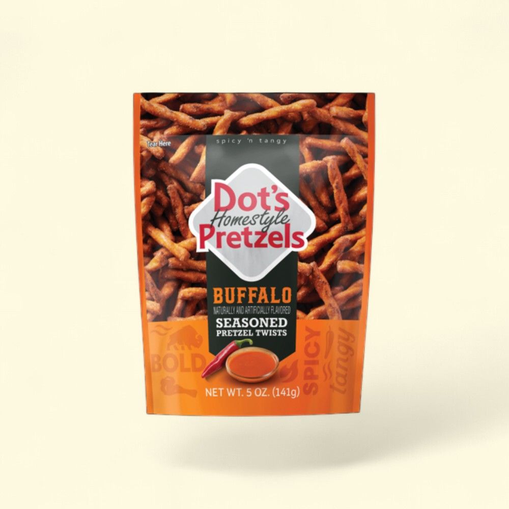 Dot's Homestyle Buffalo Pretzels, 5 oz — authentic US product shipped worldwide by Treatspree