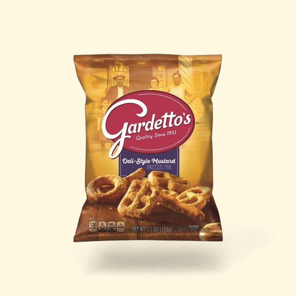 Gardetto's Deli Style Mustard Pretzels, Snack Mix 5.5oz — authentic US product shipped worldwide by Treatspree