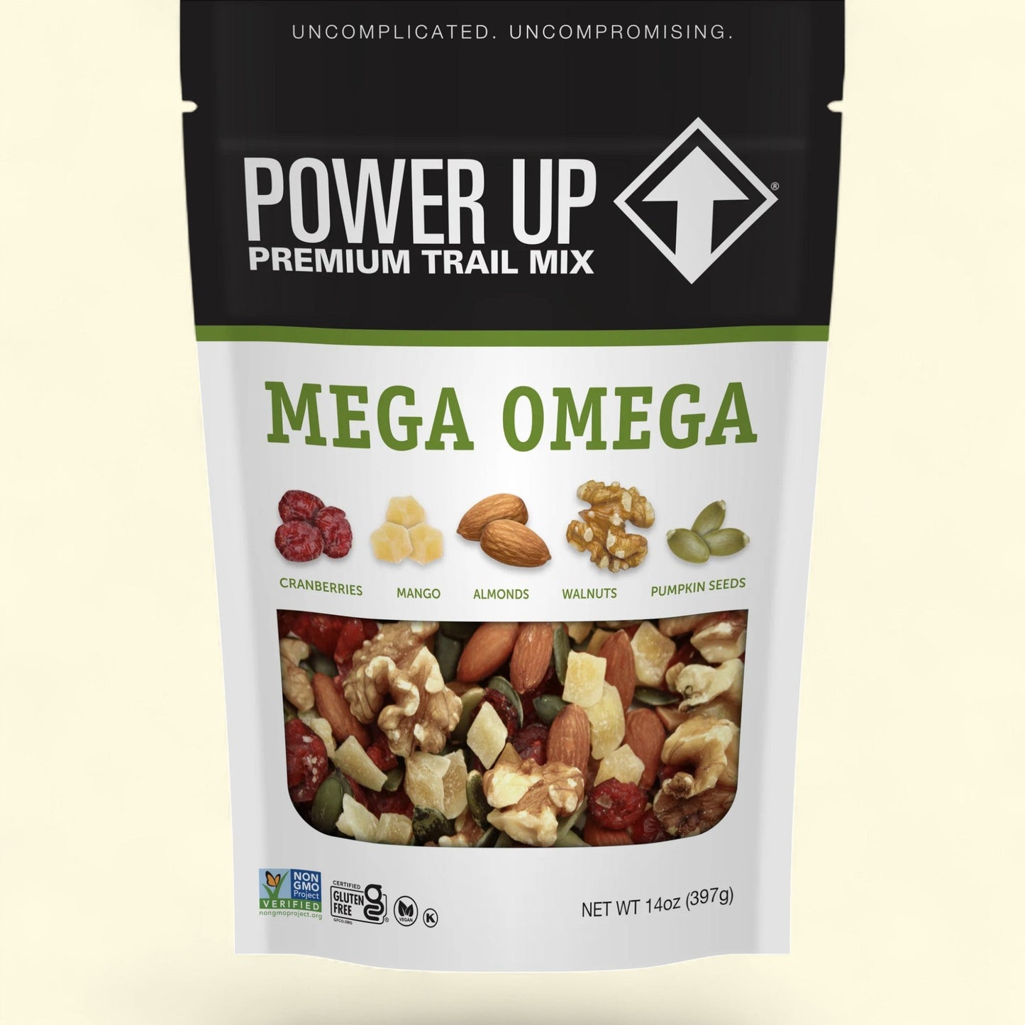 Power Up Mega Omega Trail Mix, 14oz