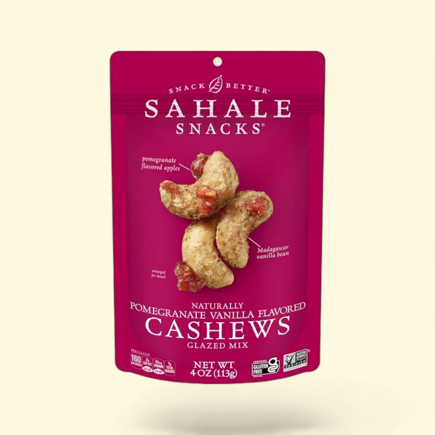 Sahale Snacks Naturally Pomegranate Vanilla Cashews, 4oz