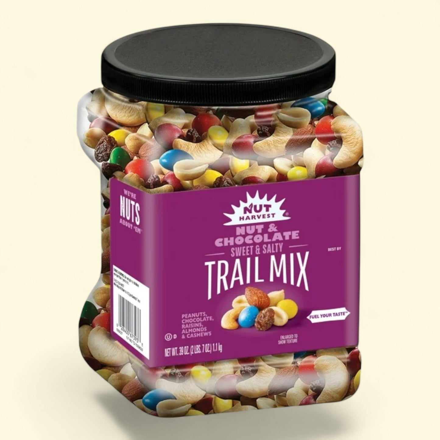 Mélange de fruits secs et de chocolat Nut Harvest, pot de 1,1 kg