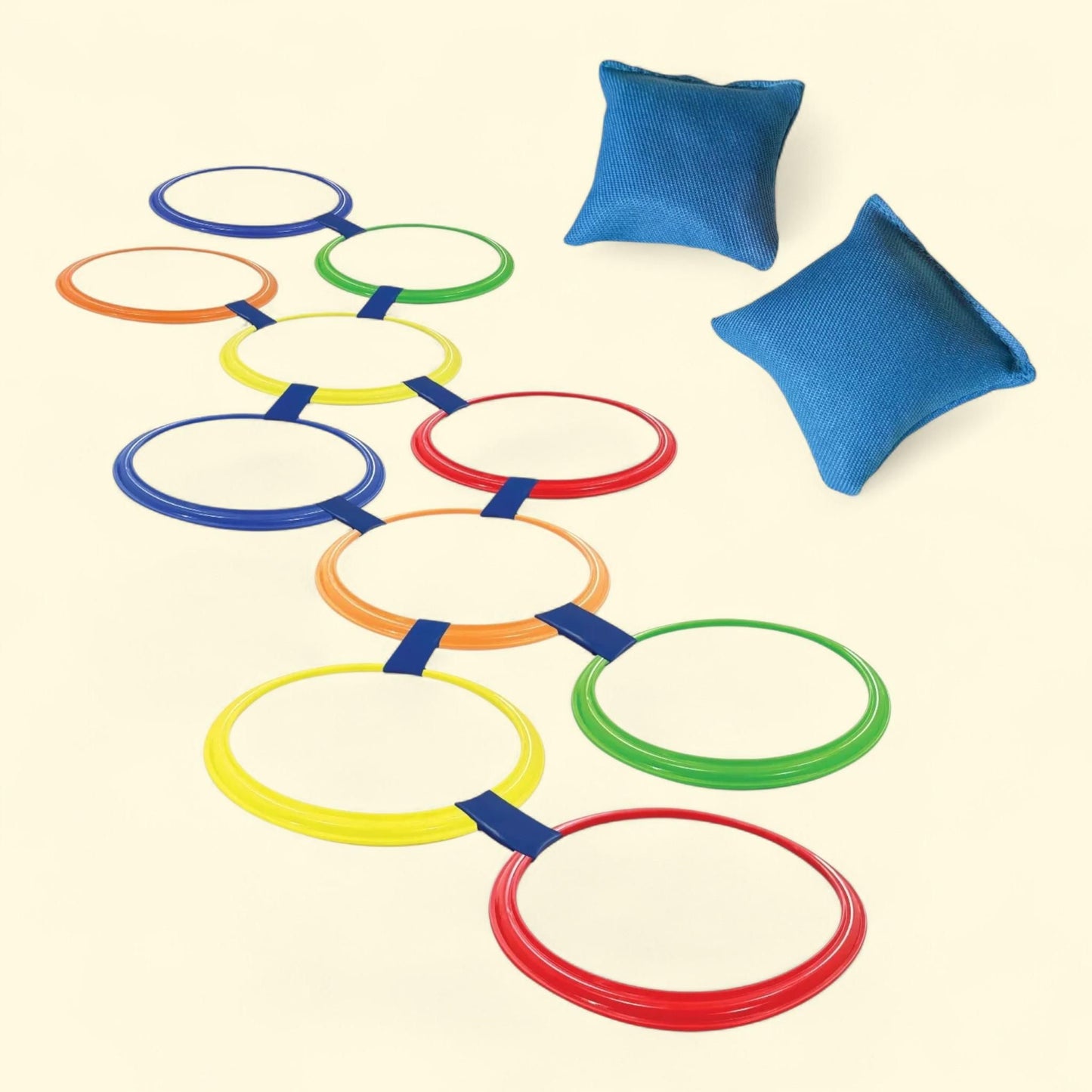 Play Day Hopscotch Rings, 1 set — authentic US product shipped worldwide by Treatspree