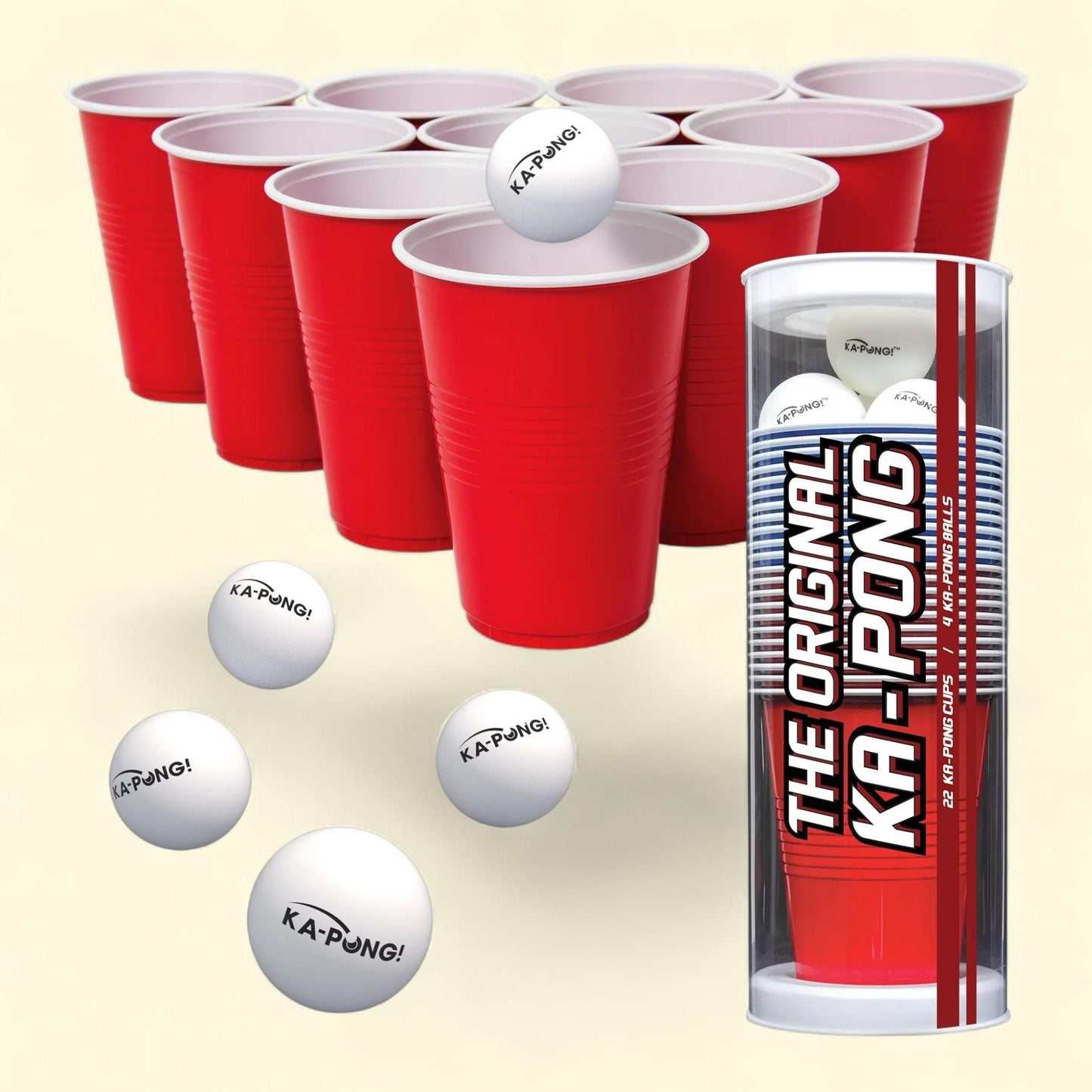 EastPoint Sports Ka-Pong Party Game Set, 22 Cups and 6 Balls — authentic US product shipped worldwide by Treatspree