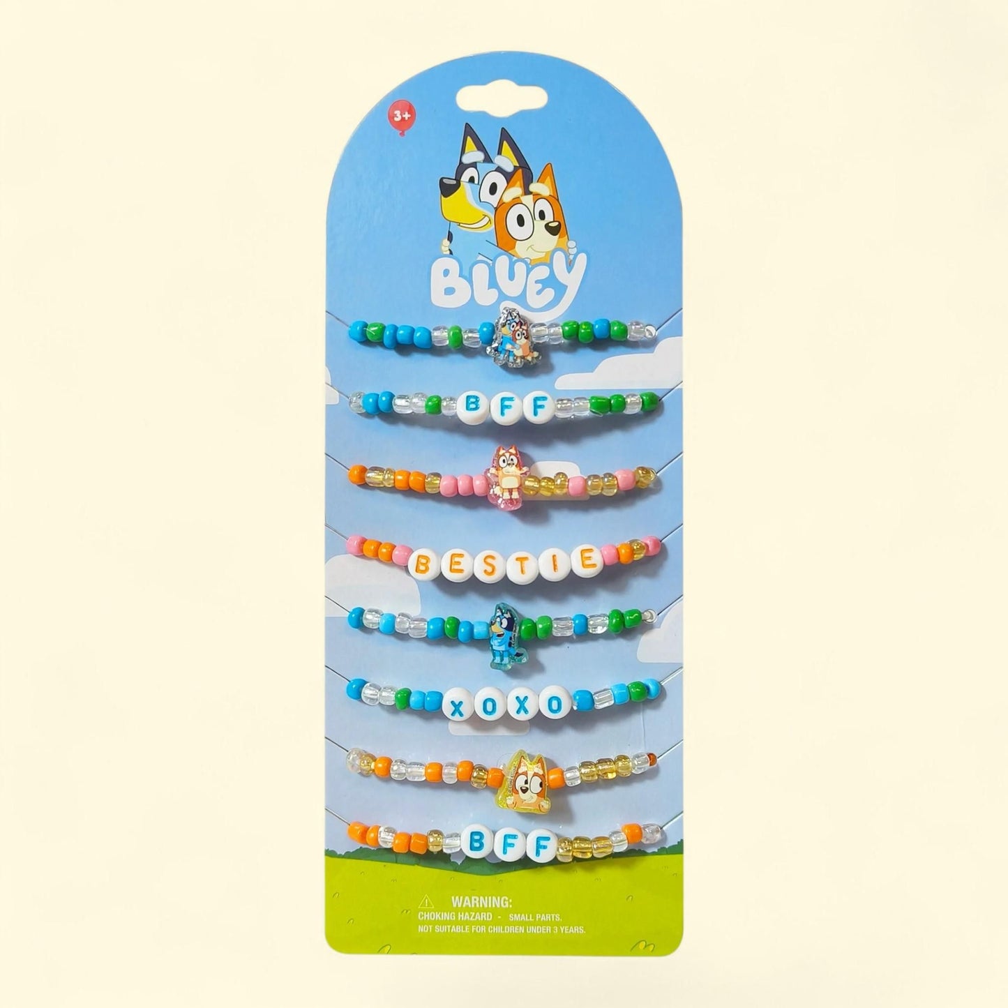 Bluey BFF Beaded Bracelets, 8 Designs