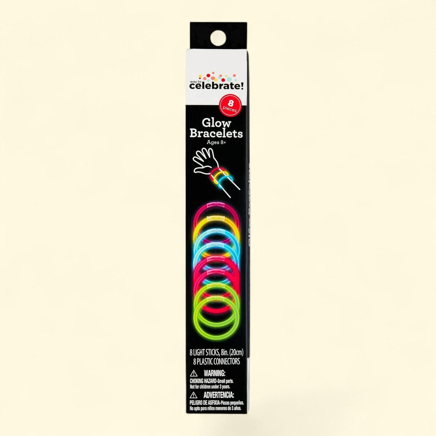Way To Celebrate Glow Bracelets, 8"