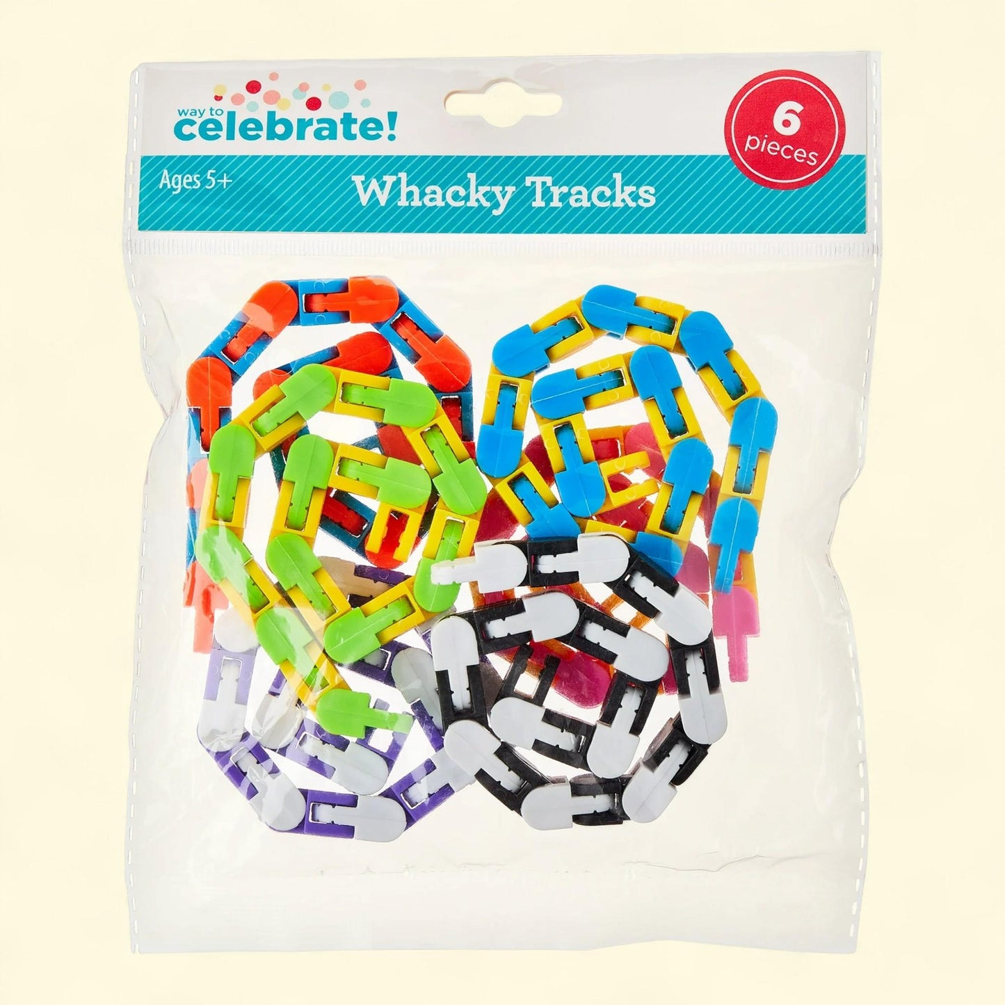 Way To Celebrate Whacky Tracks Party Favors, 6 Count