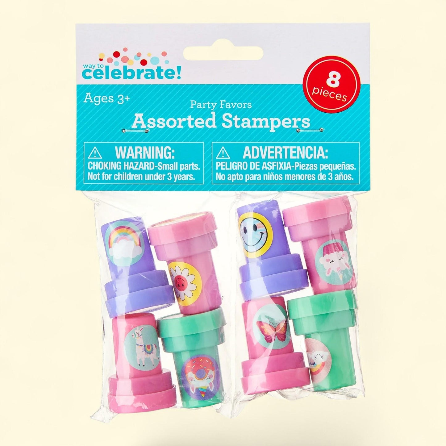 Way To Celebrate Stampers Party Favors for Girls, 8 Pieces