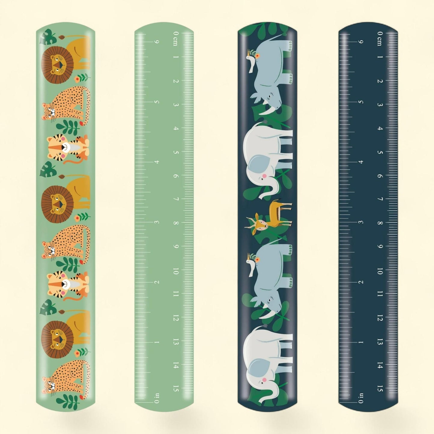 Way To Celebrate Safari Slap Ruler Bracelet Party Favors, 4 Count