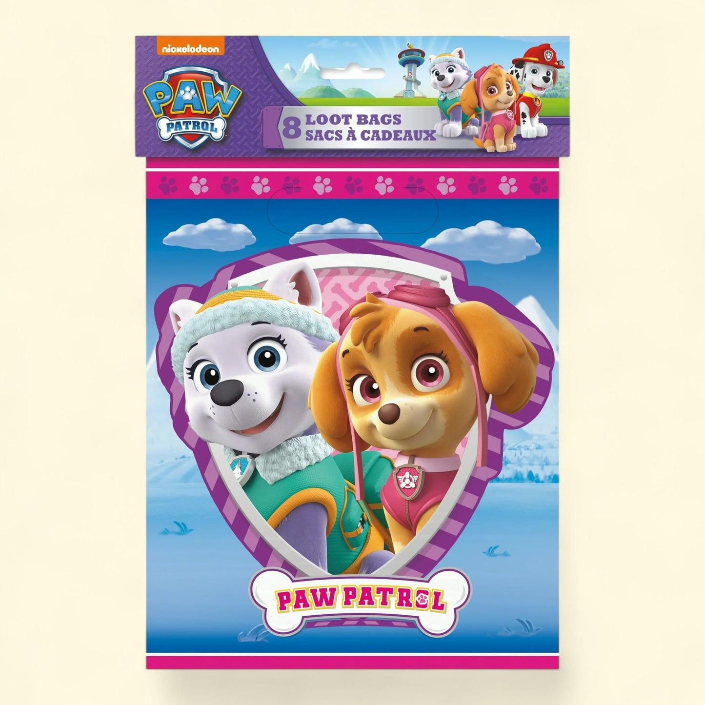 Unique Industries Paw Patrol Party Bags, 8 Count — authentic US product shipped worldwide by Treatspree