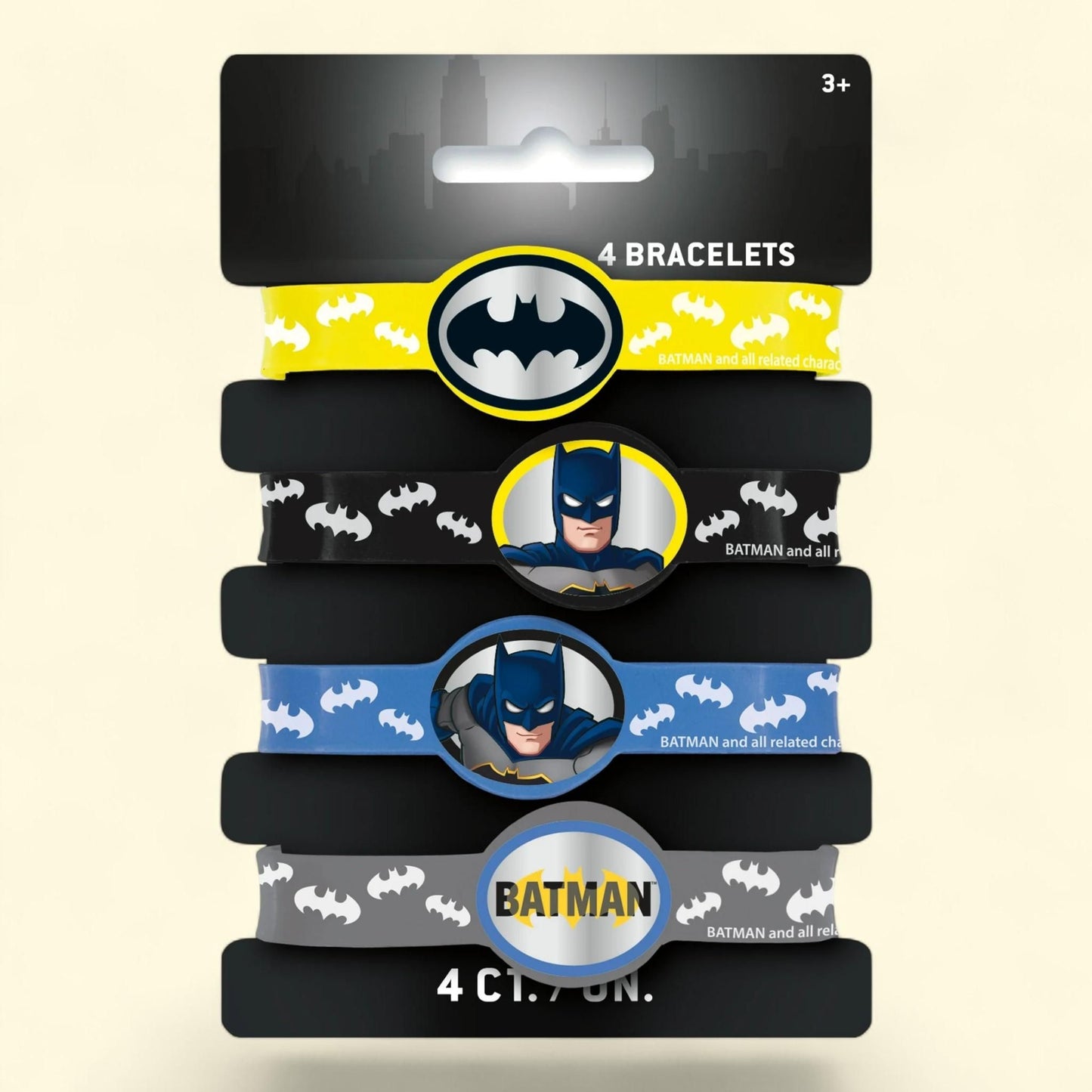 Unique Industries Batman Stretch Bracelets, 2.50 x 2.50 x 1.00 in, ... — authentic US product shipped worldwide by Treatspree