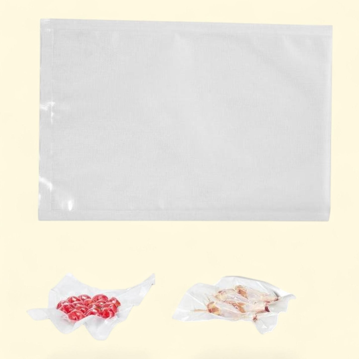 KFFKFF Vacuum Packaging Pouches, 200 Count, 8 x 12 Inch