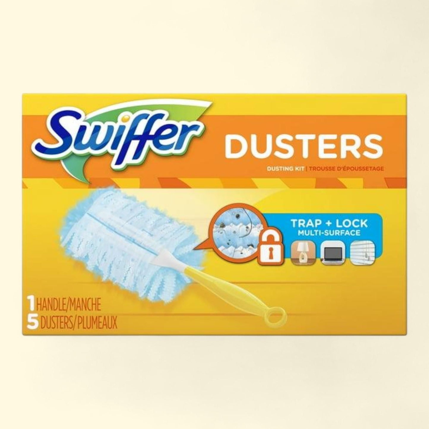 Swiffer Dusters Cleaning Kit, 1 Handle + 5 Refills