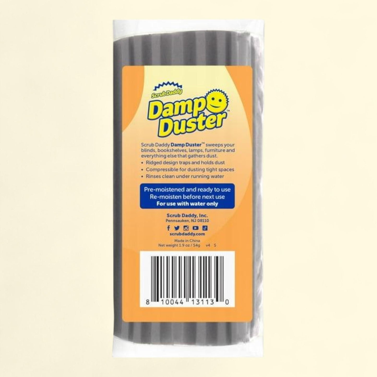 Scrub Daddy Damp Duster Sponge, Multipurpose, Foam Duster