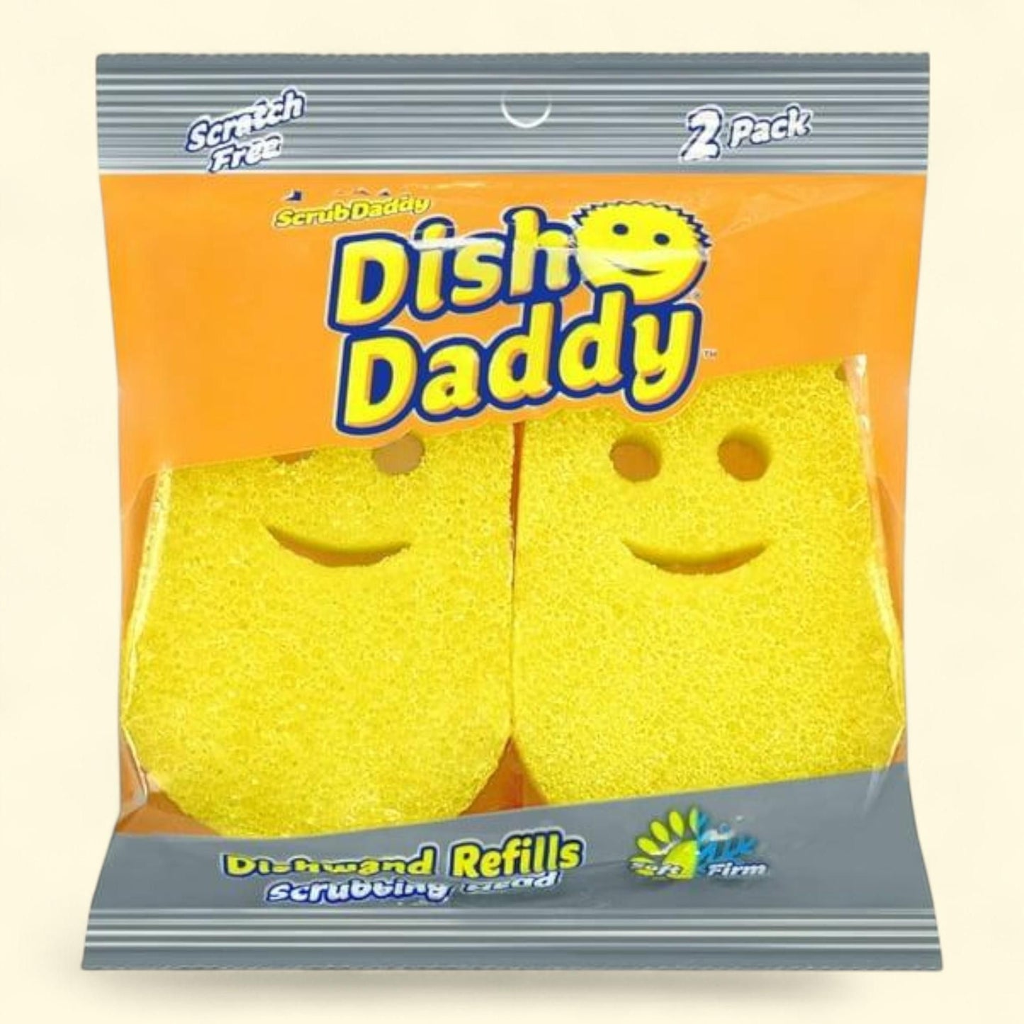 Scrub Daddy Dish Daddy Dishwand Refills, 2 Count
