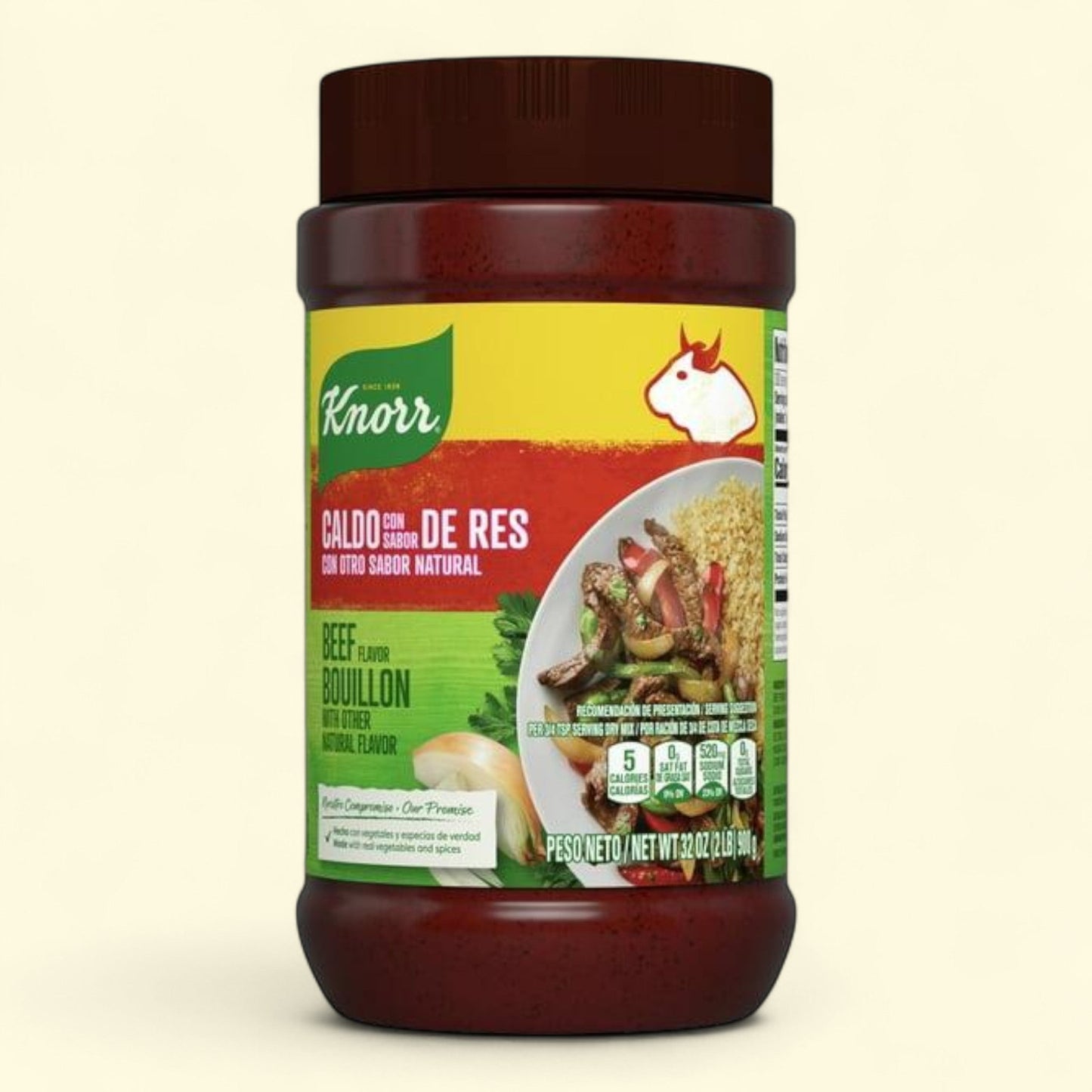 Knorr Beef Bouillon Seasoning, 2.0 lb Jar