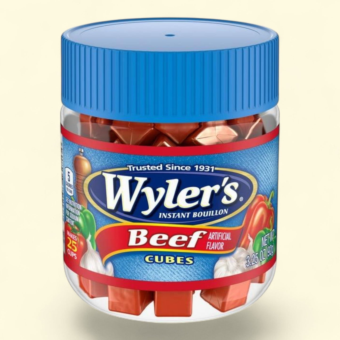Wyler's Instant Bouillon Beef Flavored Cubes, 3.25 oz