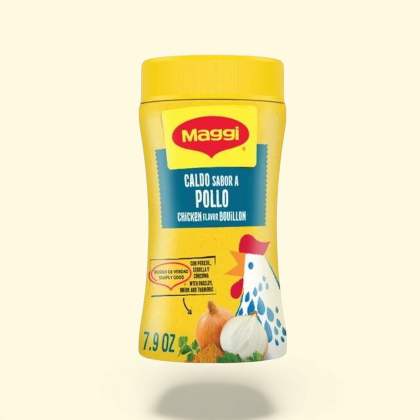 Maggi caldo sabor a pollo chicken flavor bouillon container