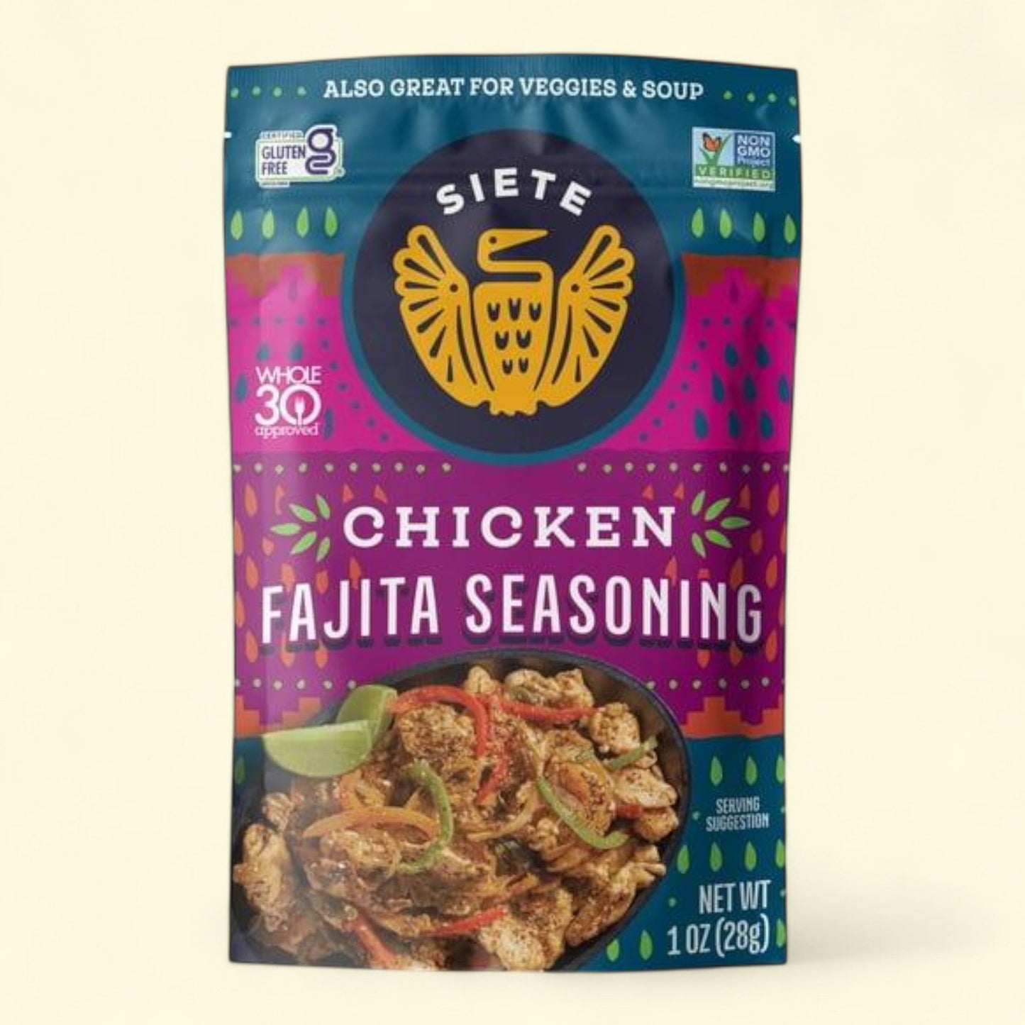 Siete Family Foods Chicken Fajita Seasoning, 1oz