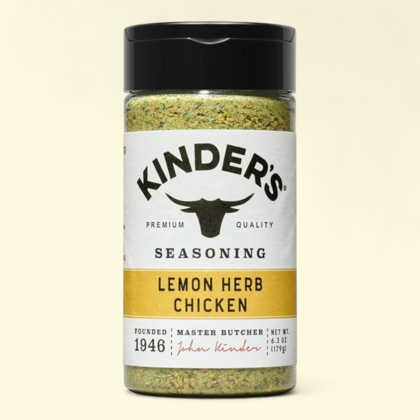 Kinder's Lemon and Herb Chicken Seasoning Blend, 6.3 oz — authentic US product shipped worldwide by Treatspree