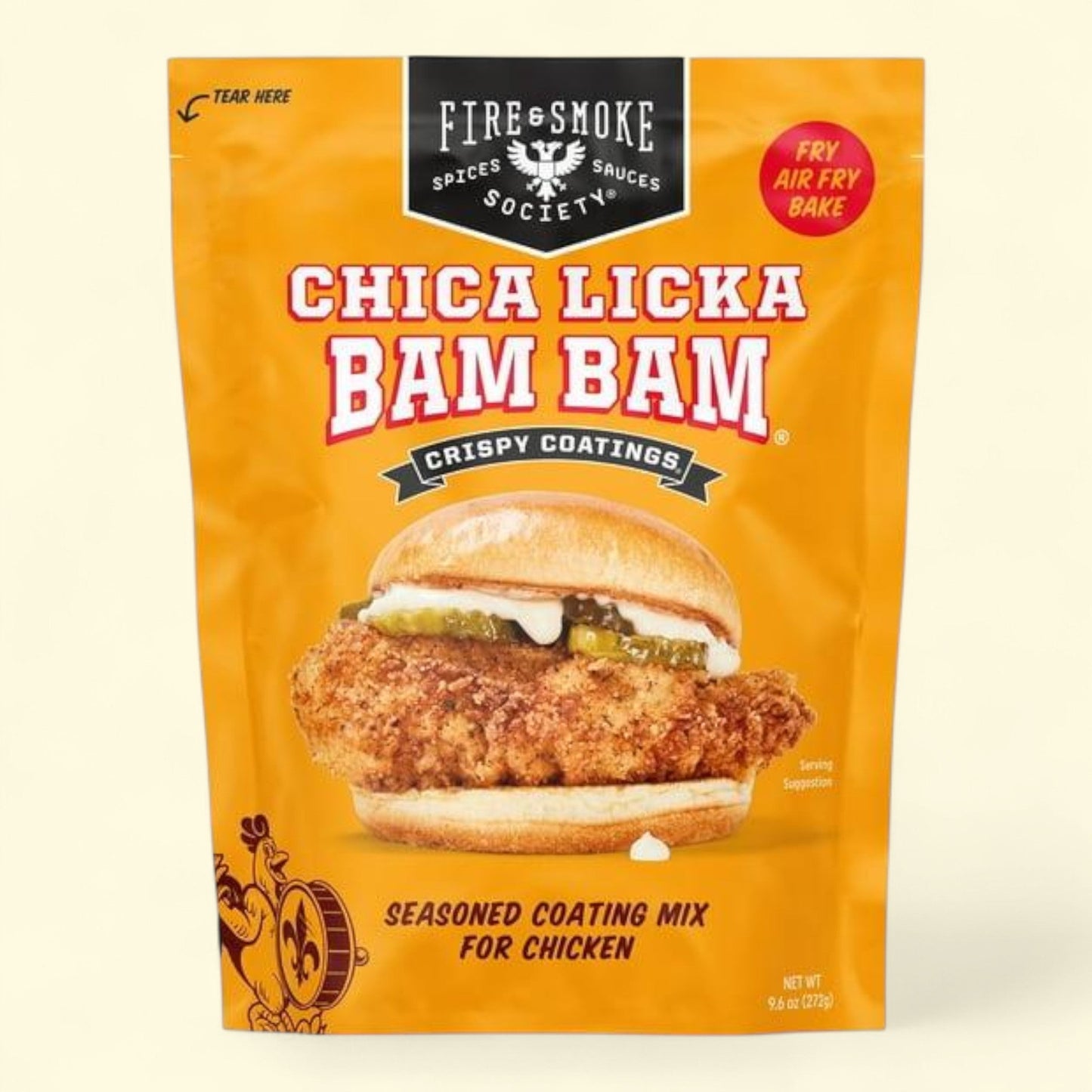 Fire & Smoke Society Chica Lika Chicken Fry Mix, 9.6 Ounce — authentic US product shipped worldwide by Treatspree