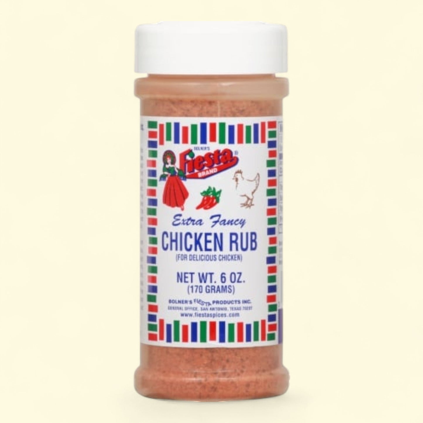 Fiesta Chicken Rub, 6 oz — authentic US product shipped worldwide by Treatspree
