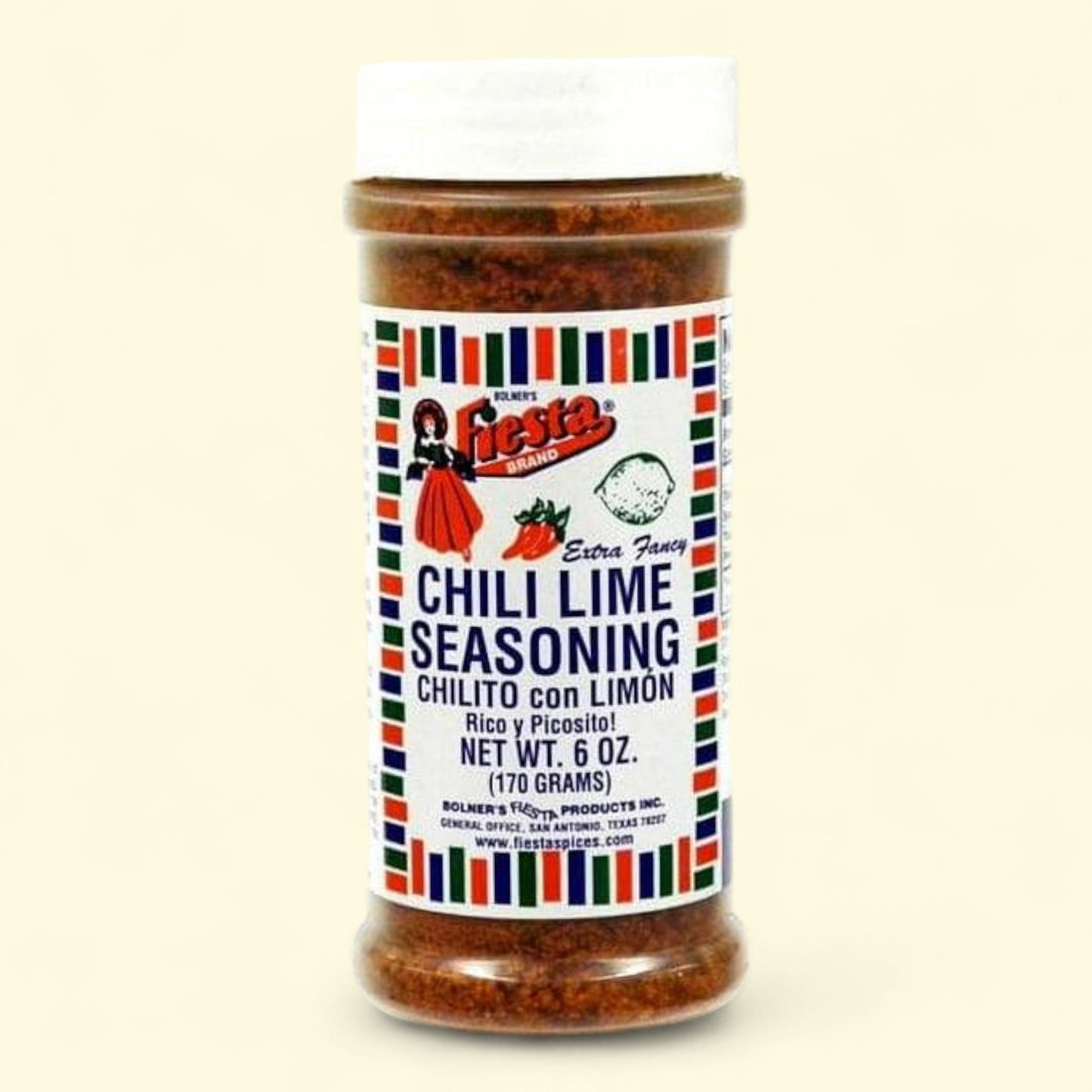 Fiesta Chili Lime Seasoning, 6 oz Jar