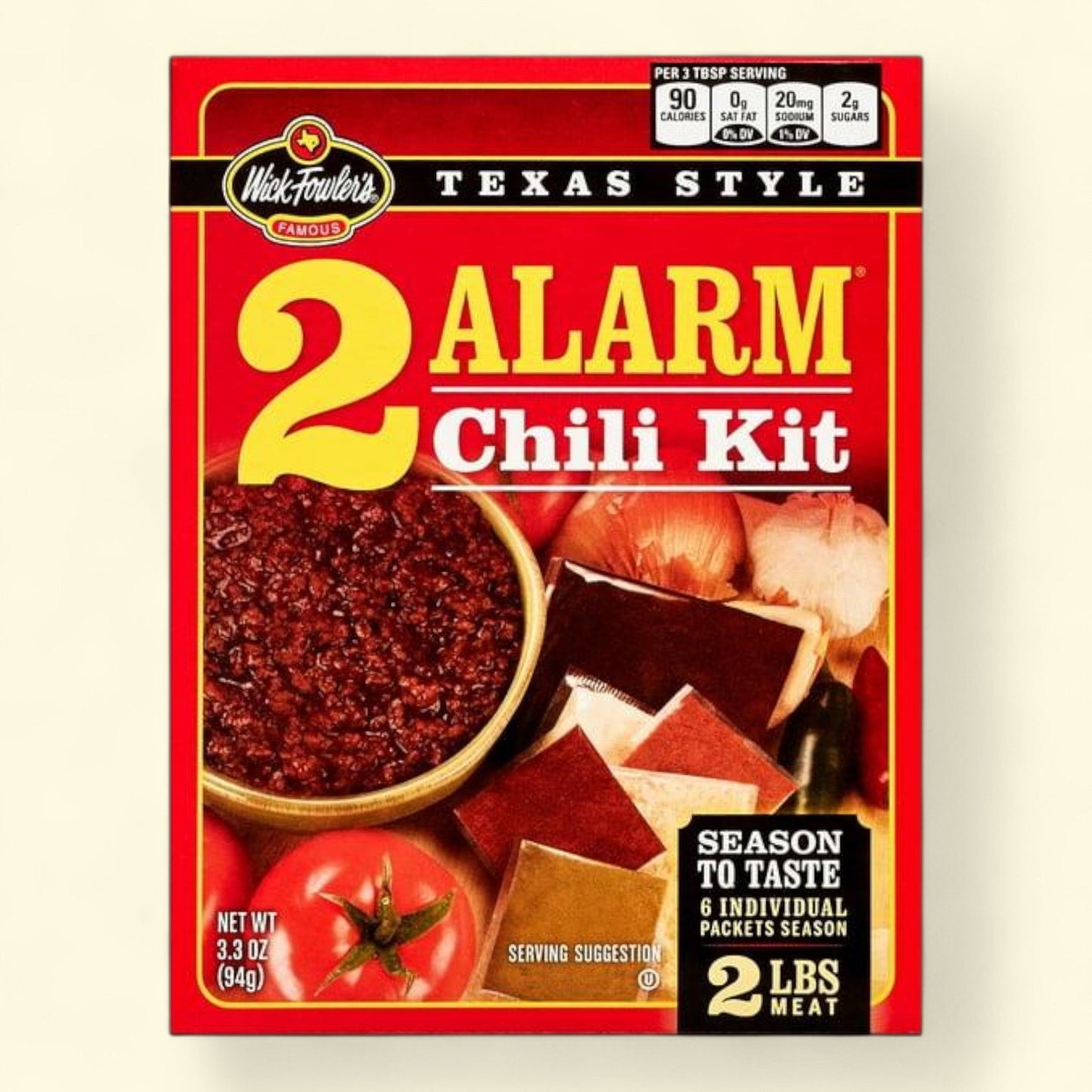 Wick Fowler's Chili Kit, 3.3 oz