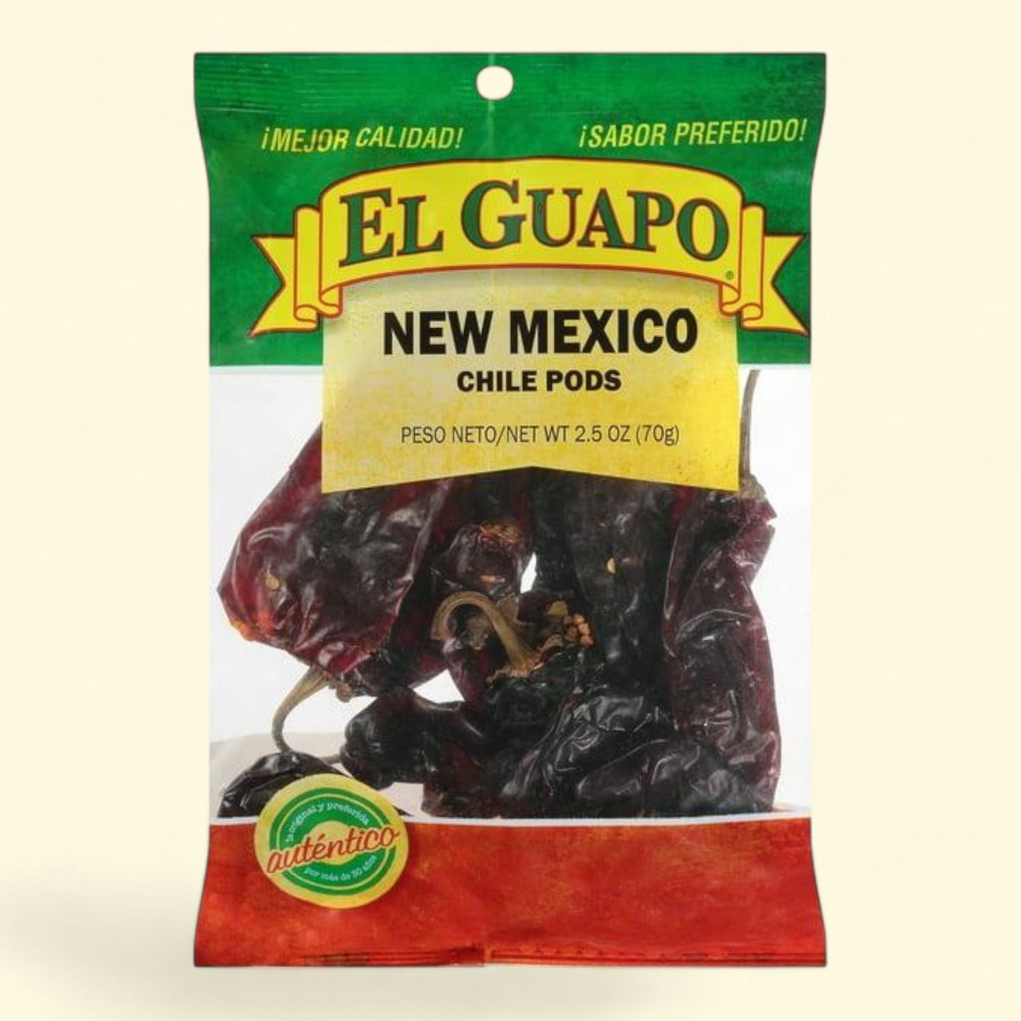 El Guapo Whole New Mexico Chili Pods, 2.5 oz