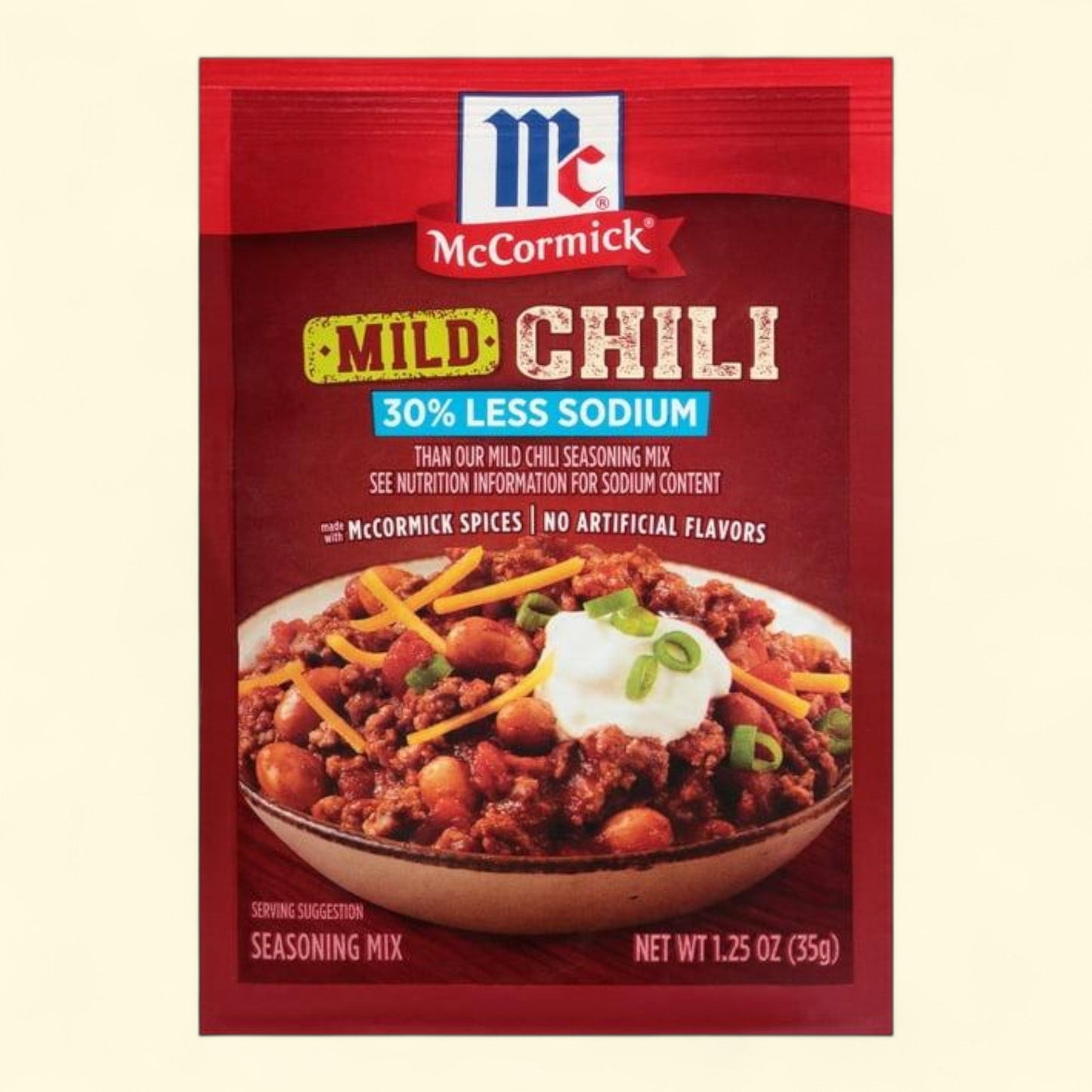 McCormick Chili Mild Seasoning Mix, 1.25 oz