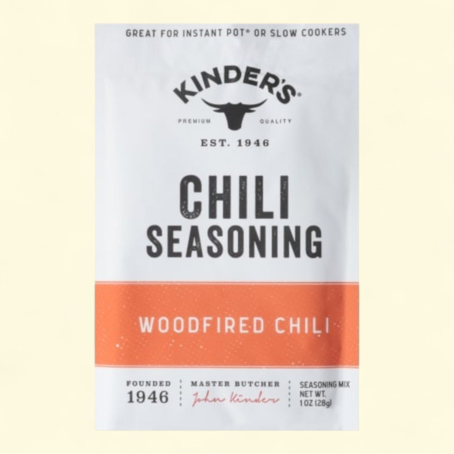 Kinder's Woodfired Chili Seasoning, 1 oz — authentic US product shipped worldwide by Treatspree