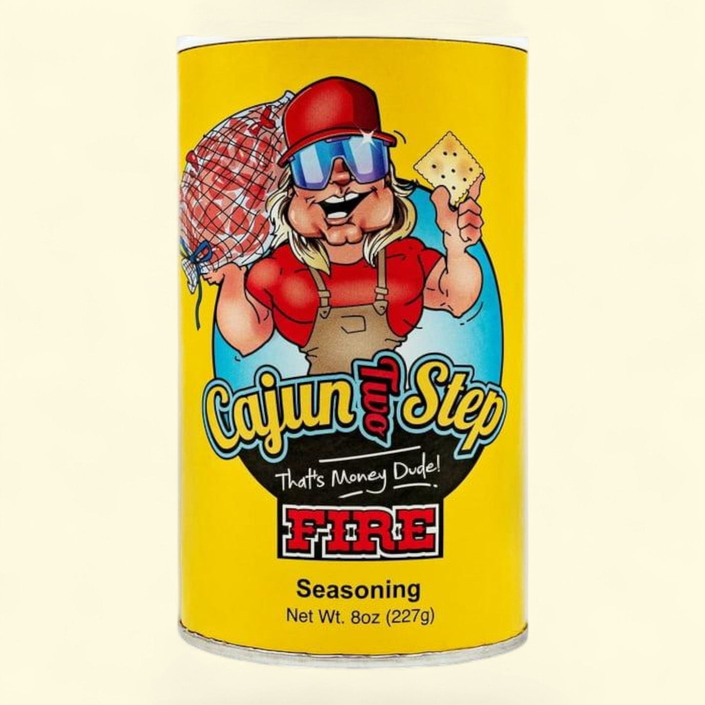 Cajun Two Step Fire, All Purpose Seasoning, Low Sodium, 8 oz