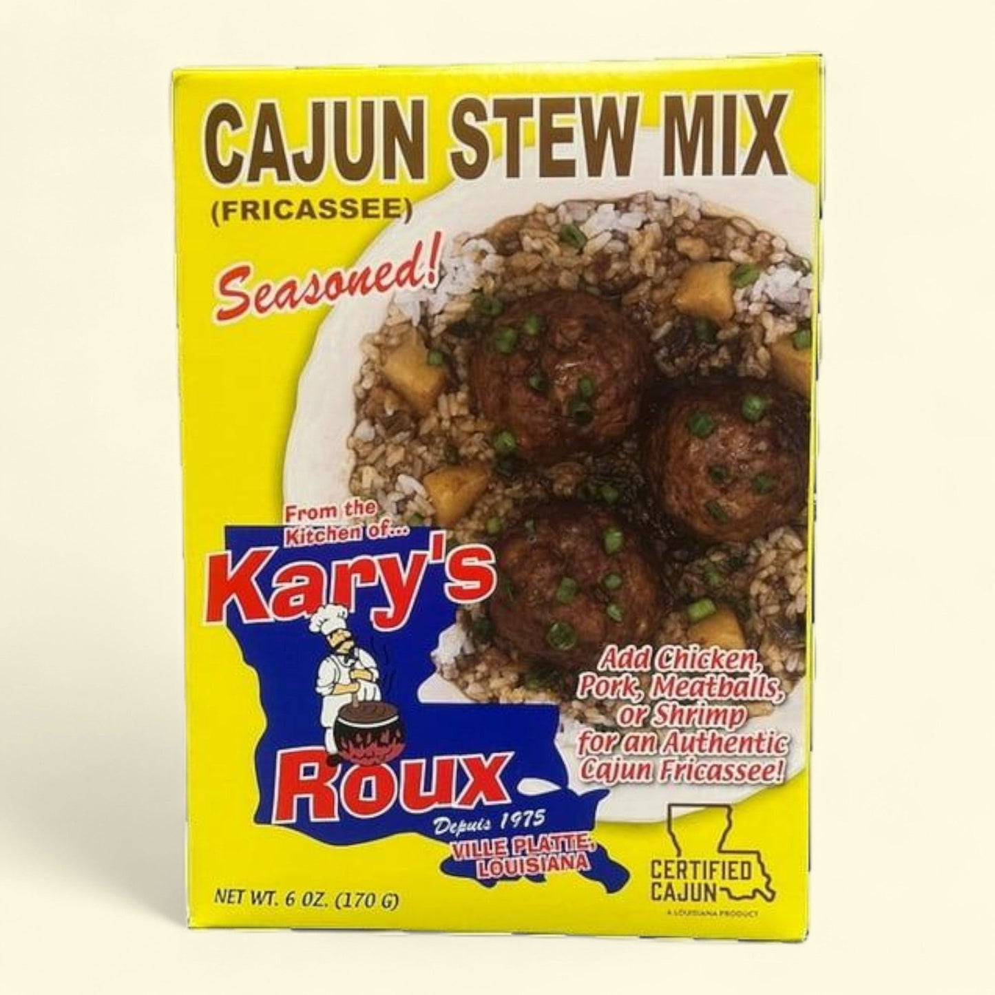 Kary's Roux Cajun Stew Dinner Mix, 6 oz