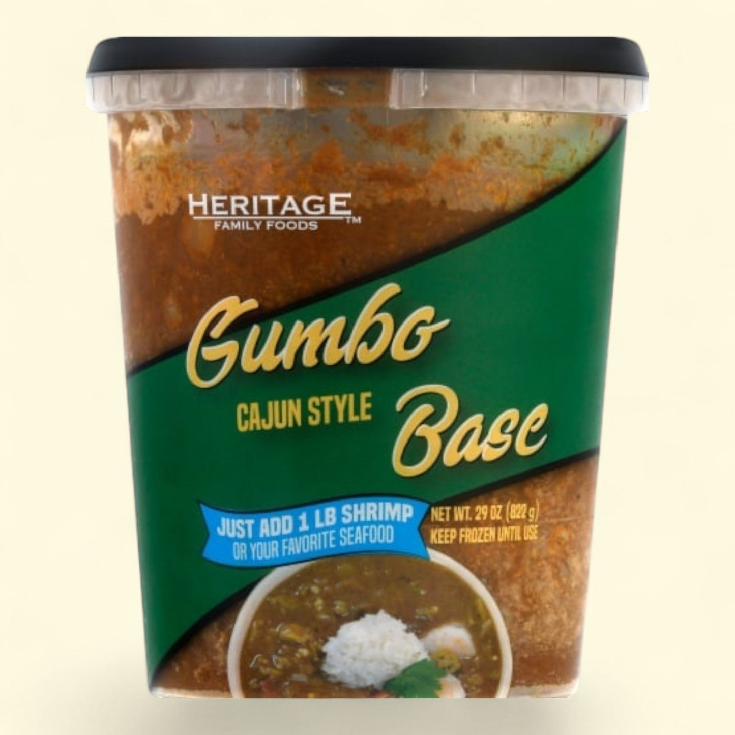 Heritage Gumbo Base, Cajun Style, 29 oz