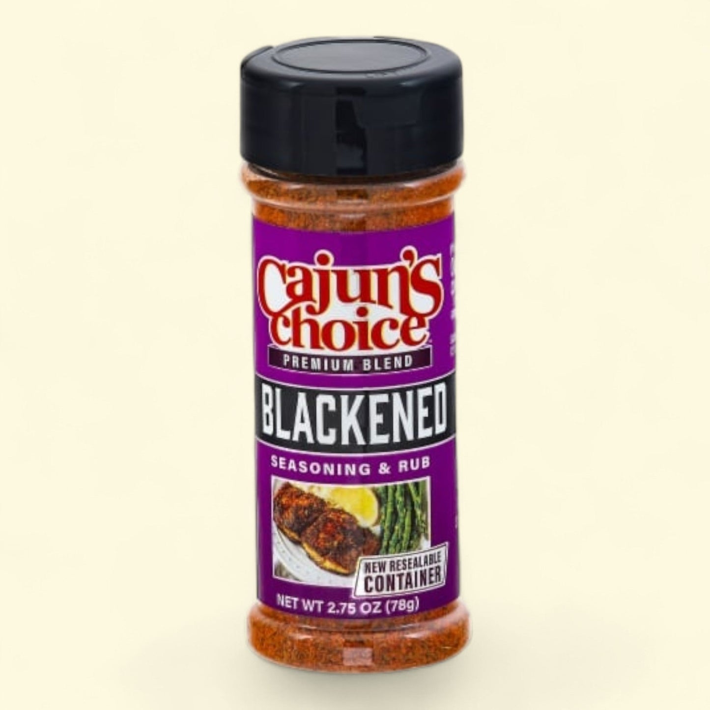 Cajun Choice Premium Blend Blackened Seasoning & Rub, 2.75 oz