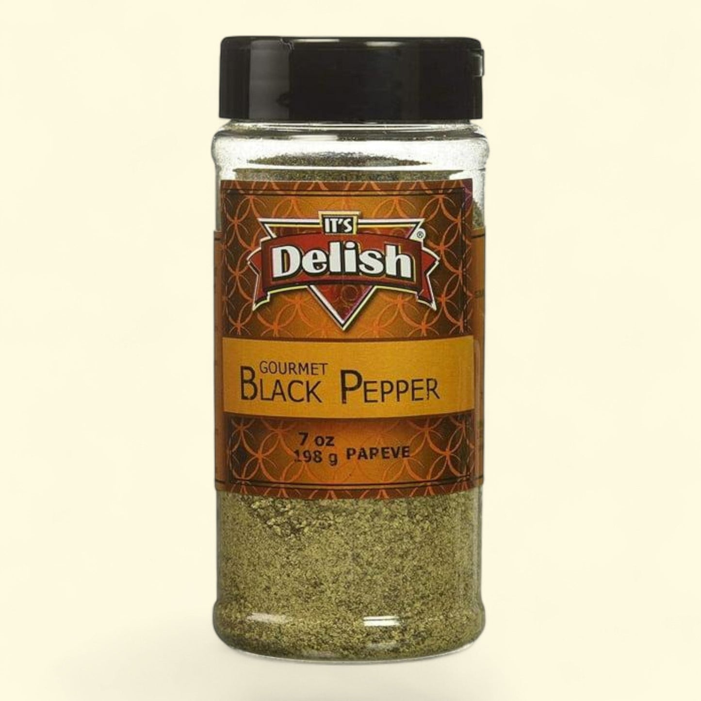 Its Delish Black Pepper, 7 oz Medium Jar