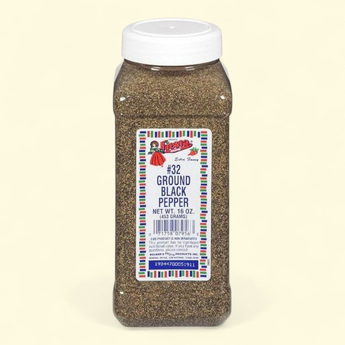 16 Mesh Ground Black Pepper, 1 lb