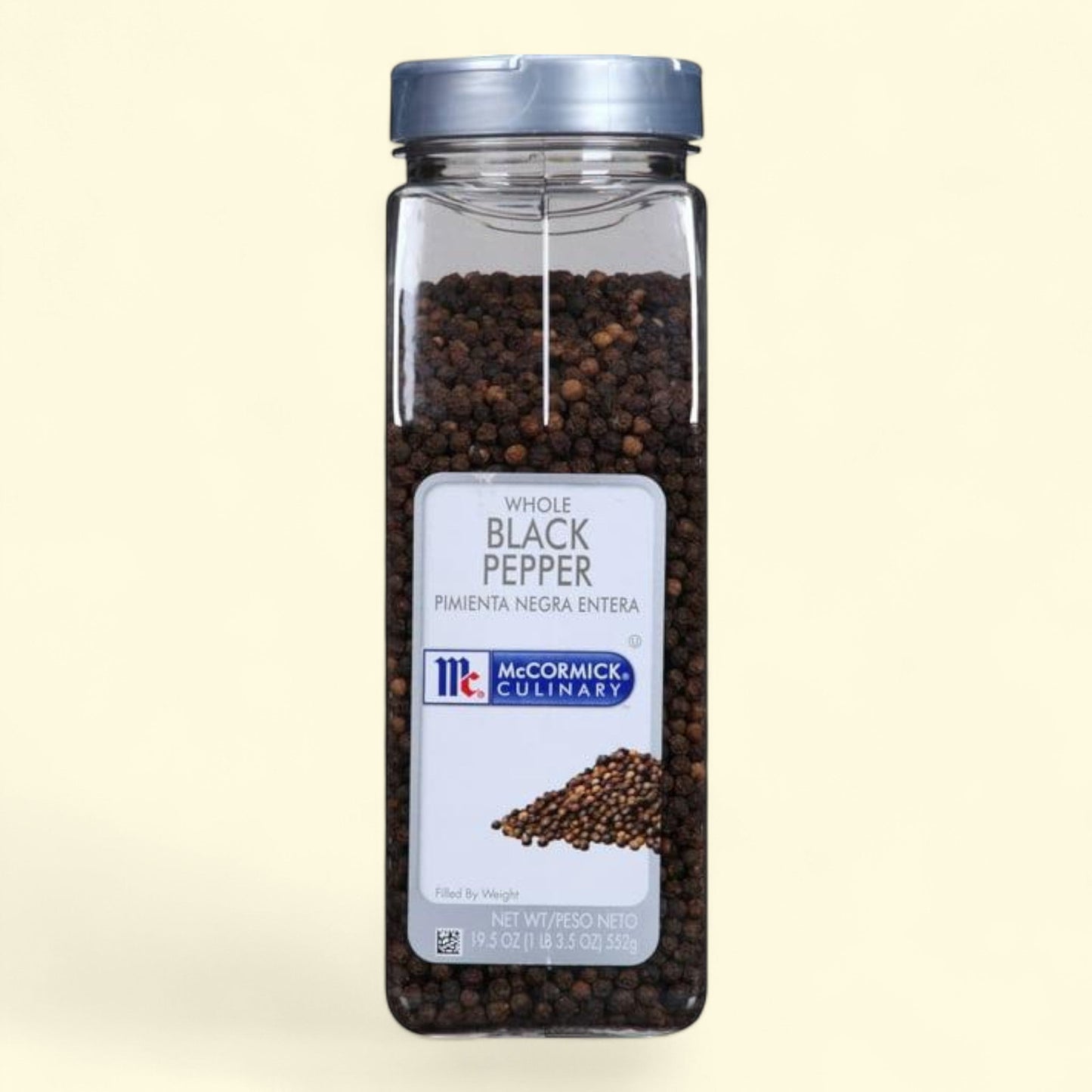 McCormick CULINARY Whole Black Pepper, 19.5 oz