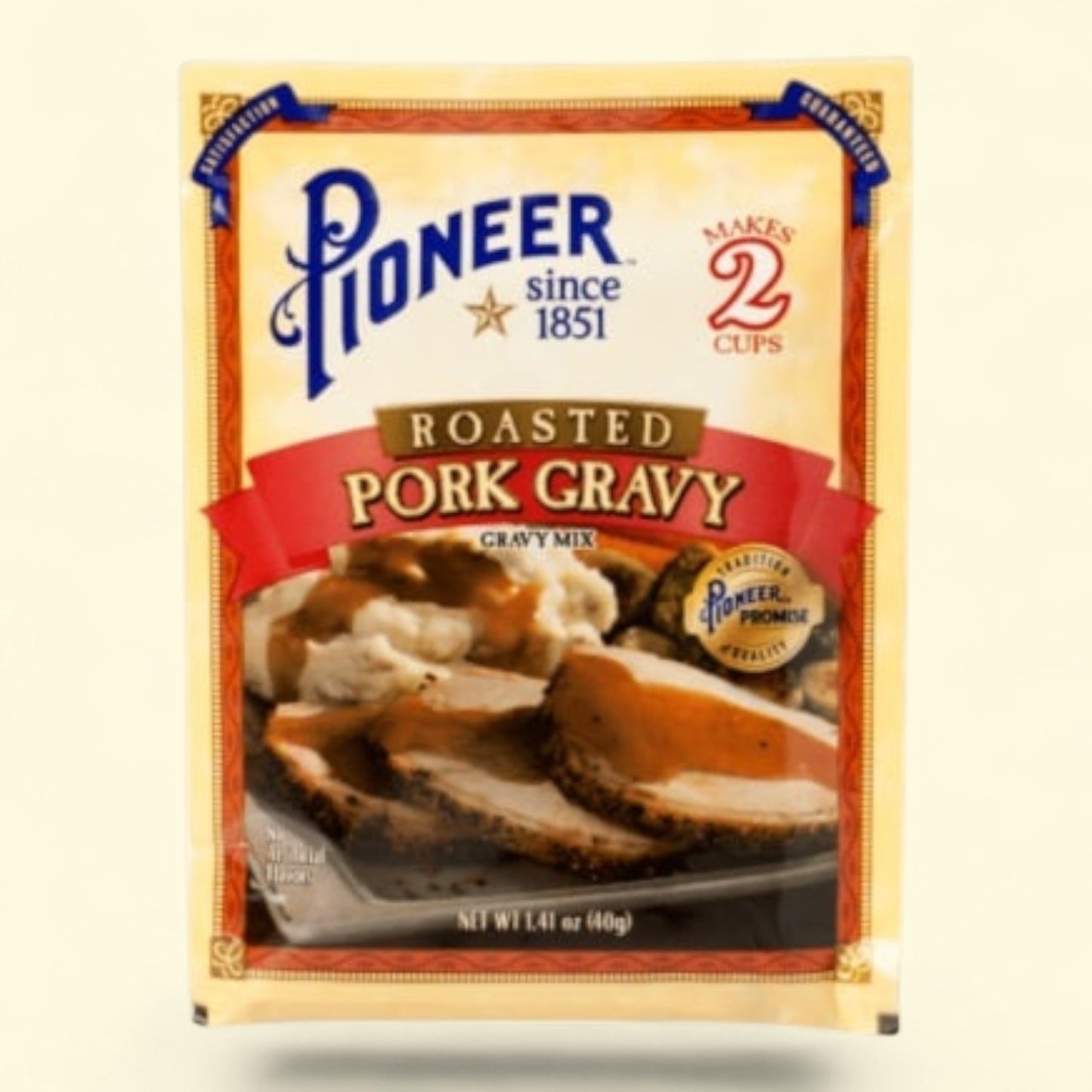 Pioneer Roasted Pork Gravy Mix, 1.41 oz — authentic US product shipped worldwide by Treatspree