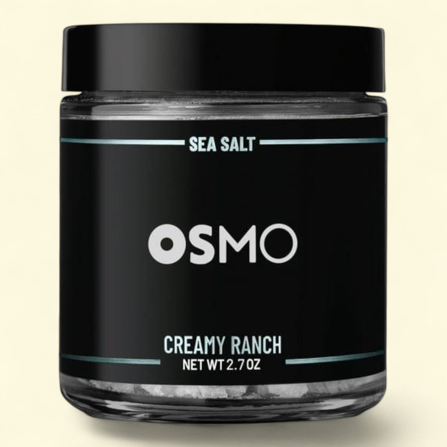 Osmo Salt Creamy Ranch Sea Salt, 2.7 oz jar — authentic US product shipped worldwide by Treatspree