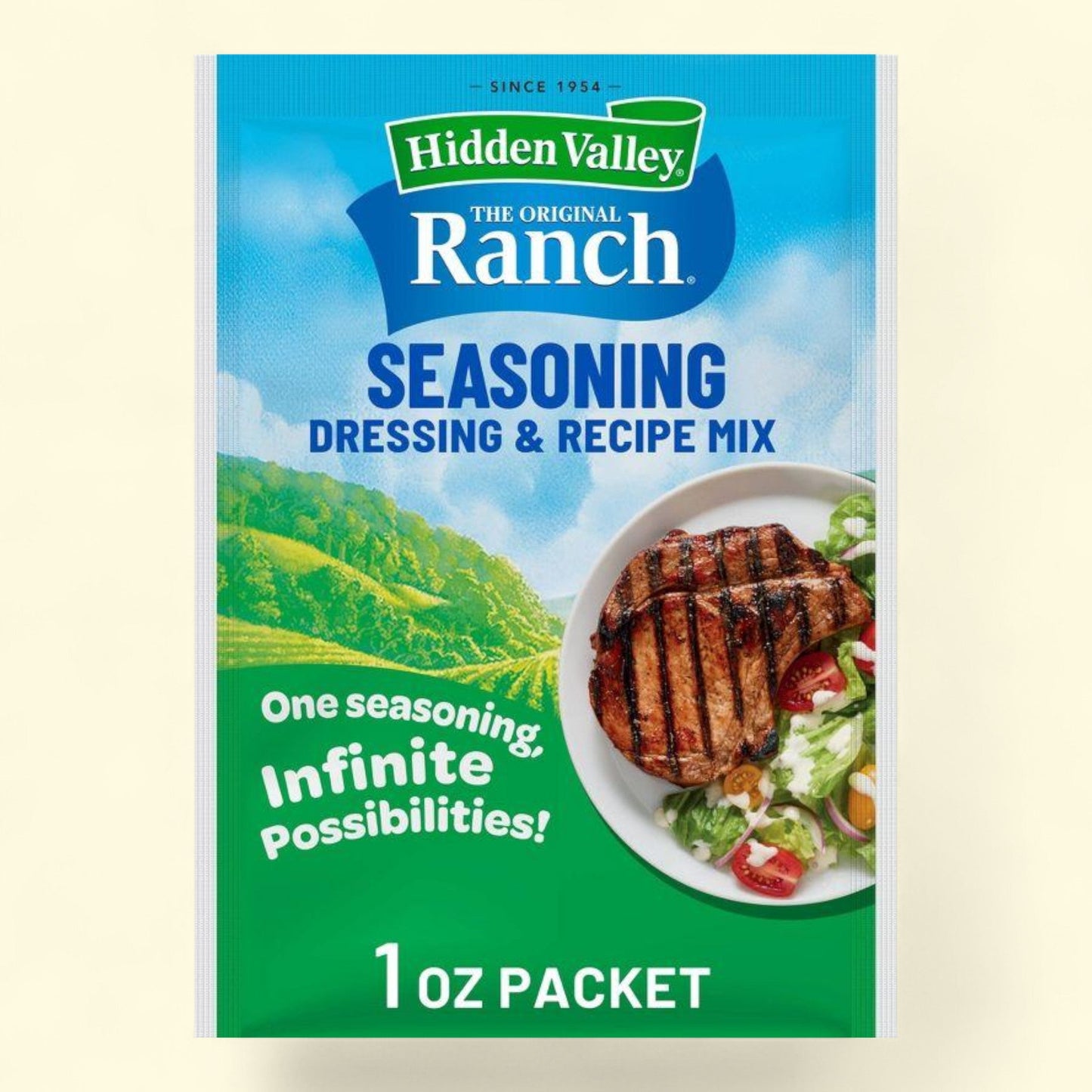 Hidden Valley Ranch Salad Dressing & Seasoning Mix, 1oz