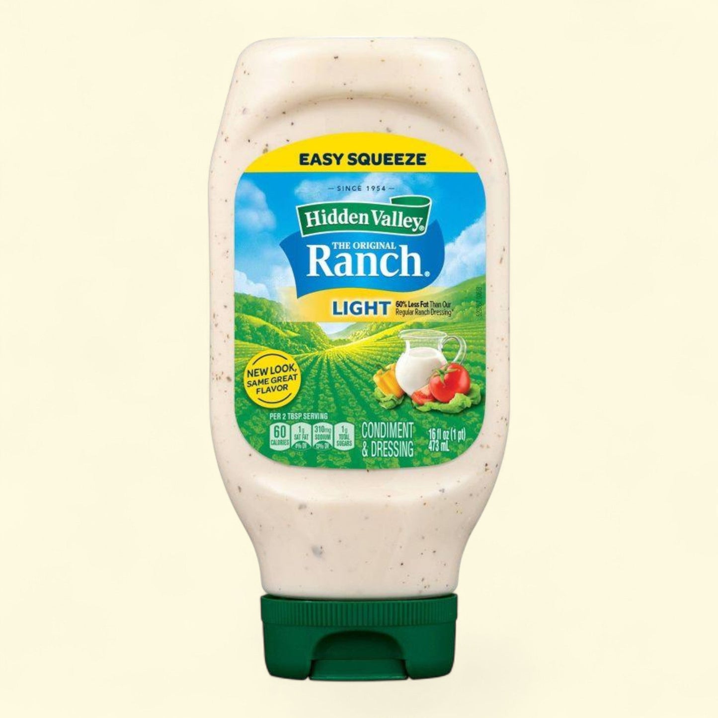 Hidden Valley Original Ranch Light Salad Dressing & Topping, 16 fl oz — authentic US product shipped worldwide by Treatspree