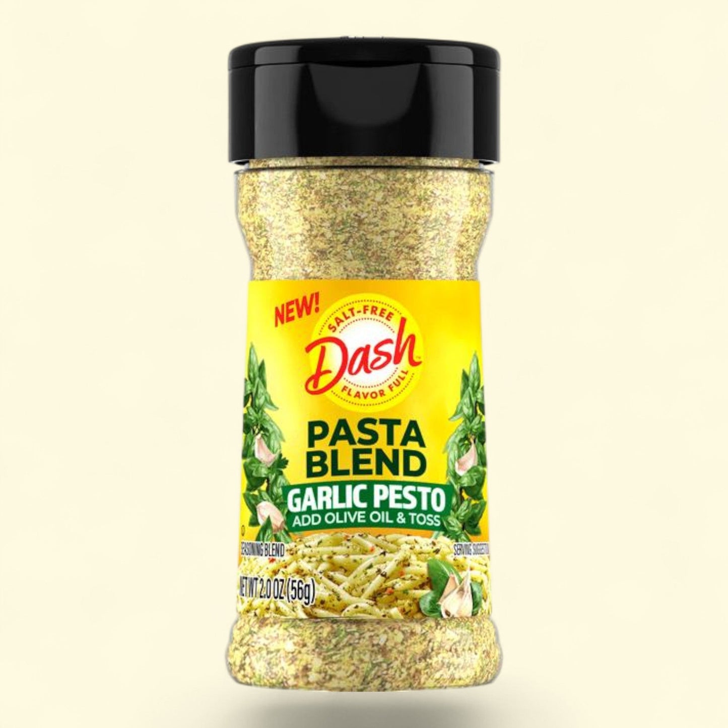 Dash Garlic Pesto Pasta Blend, 2.0 oz Bottle — authentic US product shipped worldwide by Treatspree