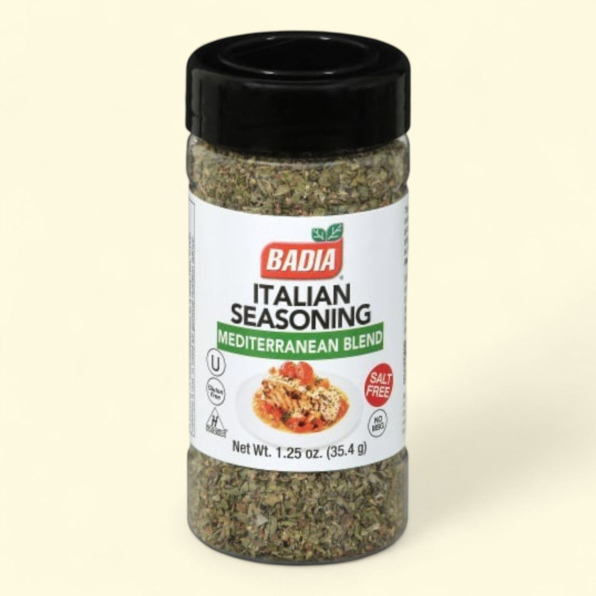 Badia Salt Free Mediterranean Blend Italian Seasoning, 1.25 oz — authentic US product shipped worldwide by Treatspree